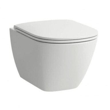 Laufen WC rėmas INEO su juodu klavišu HORIZON ir WC LUA Rimfree + dangtis Laufen WC rėmas INEO su juodu klavišu HORIZON ir WC LUA Rimfree + dangtis