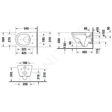 WC rėmo Tece, chromuoto mygtuko Now ir klozeto Duravit D-Neo rimless komplektas 7 WC rėmo Tece, chromuoto mygtuko Now ir klozeto Duravit D-Neo rimless komplektas 7