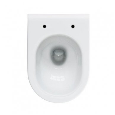 WC rėmo Tece, juodo mygtuko Now ir klozeto Cersanit Rimless su plonu lėtaeigiu dangčiu komplektas 4