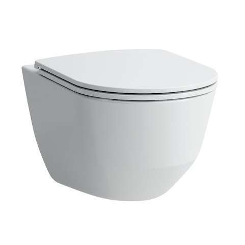 WC rėmo Tece, juodo mygtuko Now ir klozeto Laufen Pro Rimless su plonu lėtaeigiu dangčiu komplektas 4