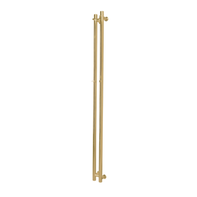 Wellmer Verona nerūdijančio plieno rankšluosčių džiovintuvas, 120 cm, 2 strypai 2