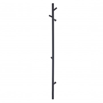 Wobbee CHESTER elektrinė rankšluosčių kabykla 150x14cm juoda matinė