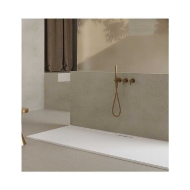 ZENON SIDE STONE 140x90 akmens masės dušo padėklas, sifonas, dangtelis WHITE ZENON SIDE STONE 140x90 akmens masės dušo padėklas, sifonas, dangtelis WHITE